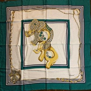 Brand New Happy Diamond Elephant Chopard Scarf